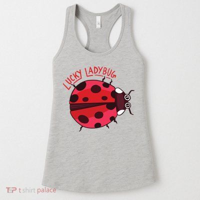 Lucky Ladybug Womens Tank Top