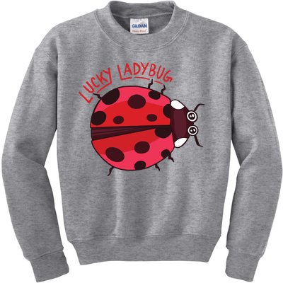 Lucky Ladybug Kids Sweatshirt