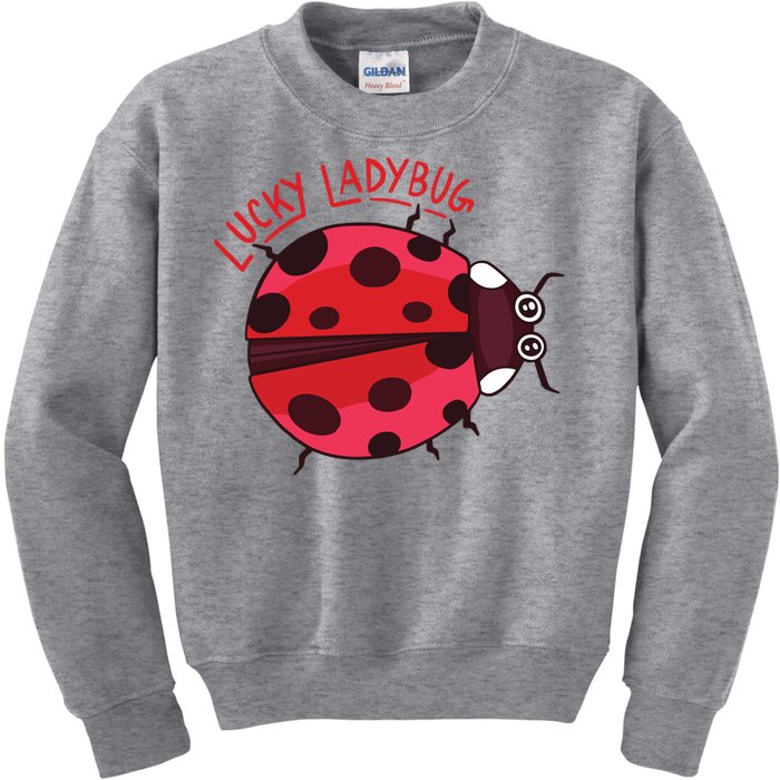 Lucky Ladybug Kids Sweatshirt