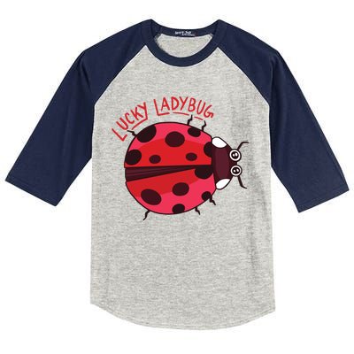 Lucky Ladybug Kids Colorblock Raglan Jersey