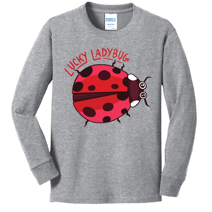 Lucky Ladybug Kids Long Sleeve Shirt