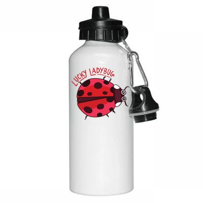 Lucky Ladybug Aluminum Water Bottle