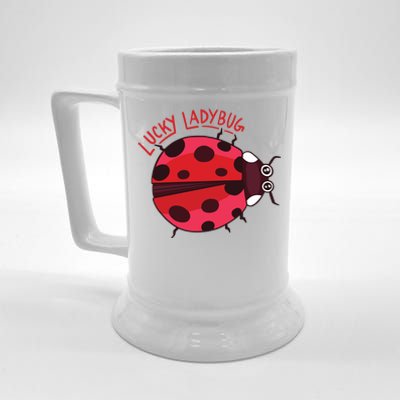 Lucky Ladybug Beer Stein