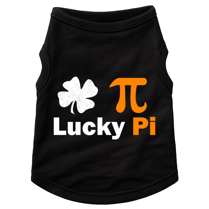 Lucky Pi St. Patrick's Day Clover Doggie Tank