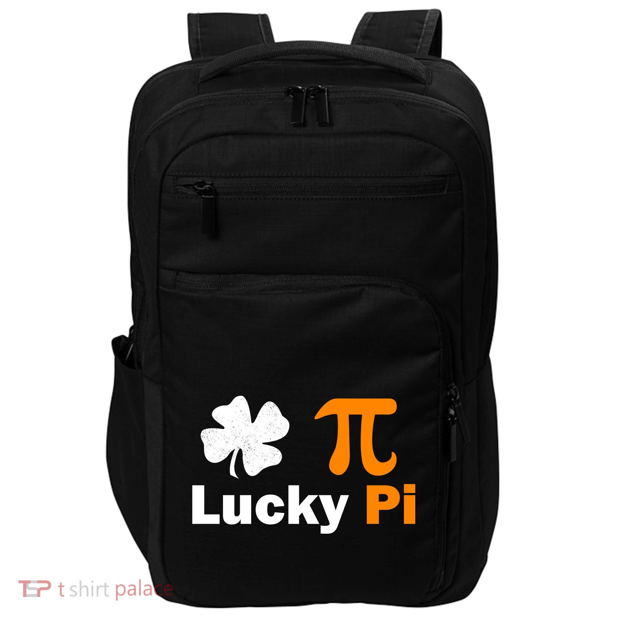 Lucky Pi St. Patrick's Day Clover Impact Tech Backpack