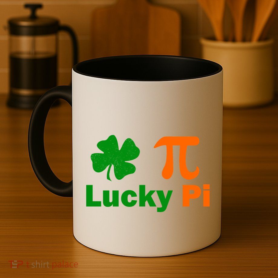 Lucky Pi St. Patrick's Day Clover Mug