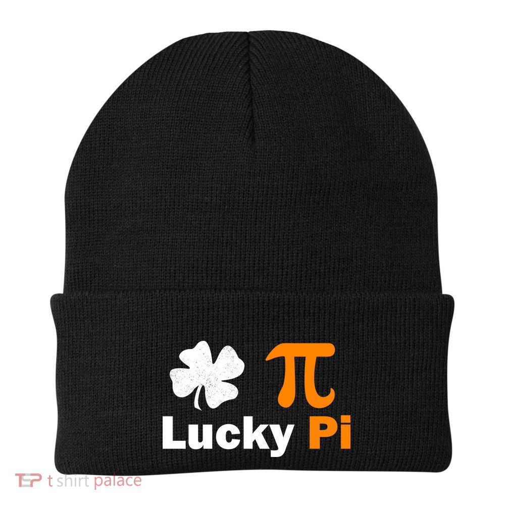 Lucky Pi St. Patrick's Day Clover Beanie