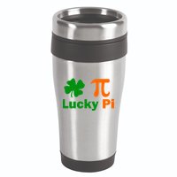 Lucky Pi St. Patrick's Day Clover 16oz Travel Tumbler