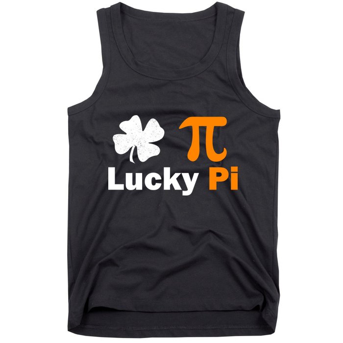 Lucky Pi St. Patrick's Day Clover Tank Top