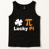 Lucky Pi St. Patrick's Day Clover Tank Top
