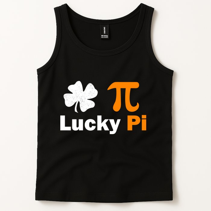 Lucky Pi St. Patrick's Day Clover Tank Top