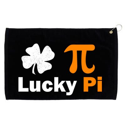 Lucky Pi St. Patrick's Day Clover Grommeted Golf Towel