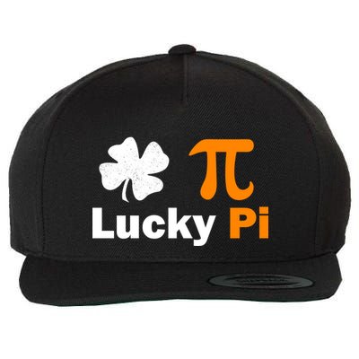 Lucky Pi St. Patrick's Day Clover Wool Snapback Cap