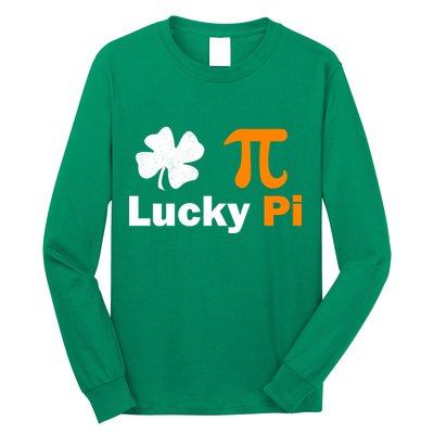 Lucky Pi St. Patrick's Day Clover Long Sleeve Shirt