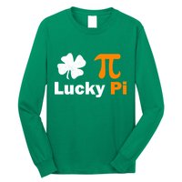 Lucky Pi St. Patrick's Day Clover Long Sleeve Shirt