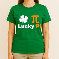 Lucky Pi St. Patrick's Day Clover T-Shirt
