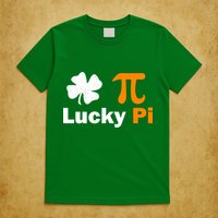 Lucky Pi St. Patrick's Day Clover T-Shirt