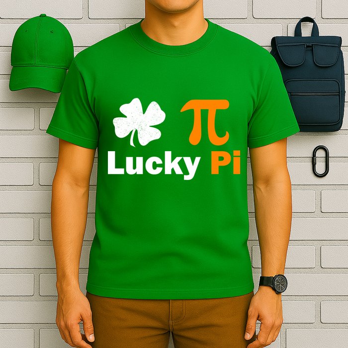 Lucky Pi St. Patrick's Day Clover T-Shirt