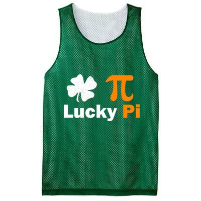 Lucky Pi St. Patrick's Day Clover Mesh Reversible Basketball Jersey Tank