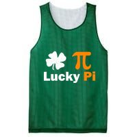 Lucky Pi St. Patrick's Day Clover Mesh Reversible Basketball Jersey Tank