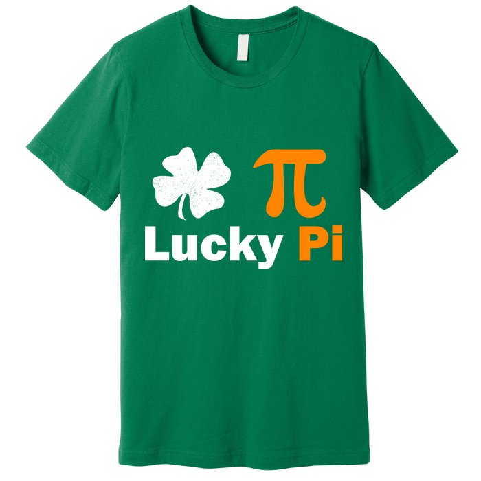 Lucky Pi St. Patrick's Day Clover Premium T-Shirt