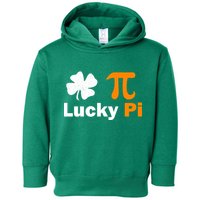 Lucky Pi St. Patrick's Day Clover Toddler Hoodie