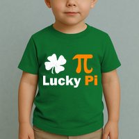 Lucky Pi St. Patrick's Day Clover Toddler T-Shirt