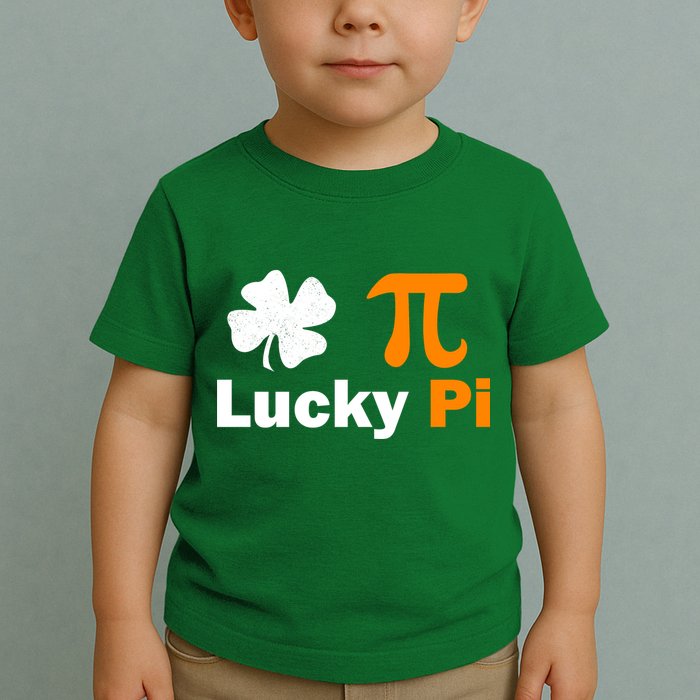 Lucky Pi St. Patrick's Day Clover Toddler T-Shirt