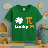 Lucky Pi St. Patrick's Day Clover Toddler T-Shirt
