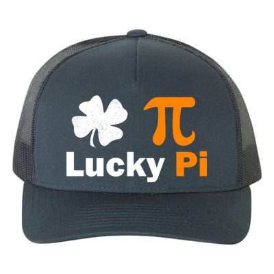 Lucky Pi St. Patrick's Day Clover Yupoong Adult 5-Panel Trucker Hat