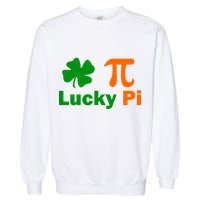 Lucky Pi St. Patrick's Day Clover Garment-Dyed Sweatshirt