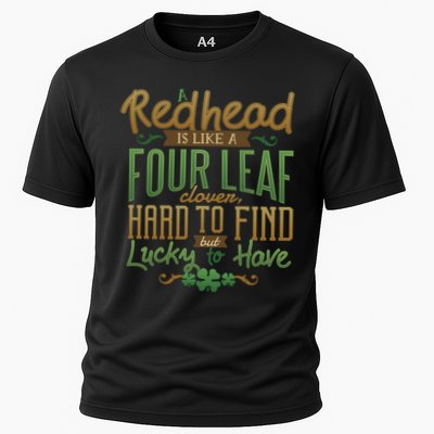 Lucky Redhead Four Leaf Clover Performance Shirt