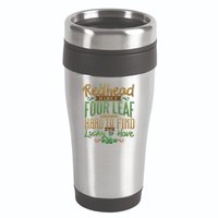 Lucky Redhead Four Leaf Clover 16oz Travel Tumbler