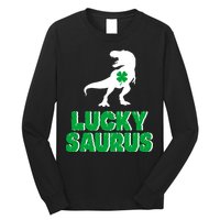 Lucky Saurus Dinosaur  Long Sleeve Shirt