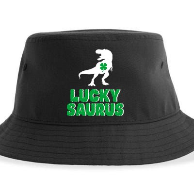Lucky Saurus Dinosaur  Sustainable Bucket Hat