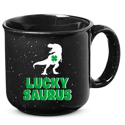 Lucky Saurus Dinosaur  15oz Campfire Ceramic Mug