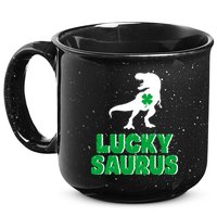 Lucky Saurus Dinosaur  15oz Campfire Ceramic Mug