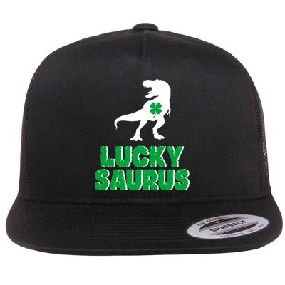 Lucky Saurus Dinosaur  Flatbill Hat