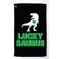 Lucky Saurus Dinosaur  Golf Towel