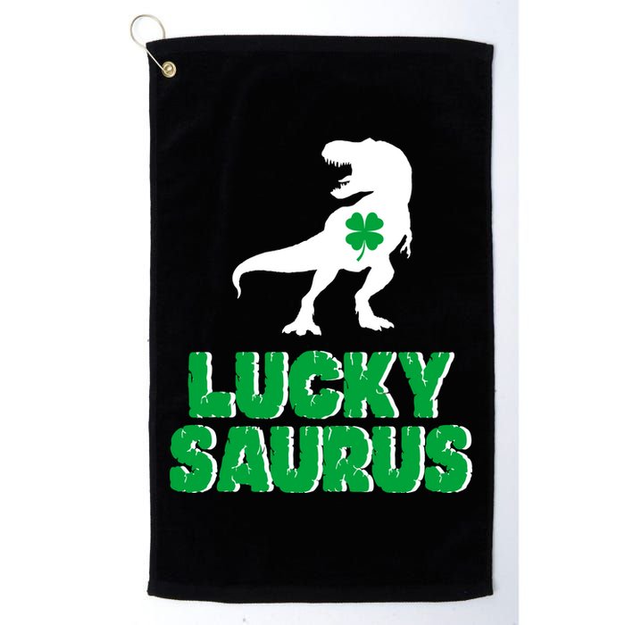 Lucky Saurus Dinosaur  Golf Towel