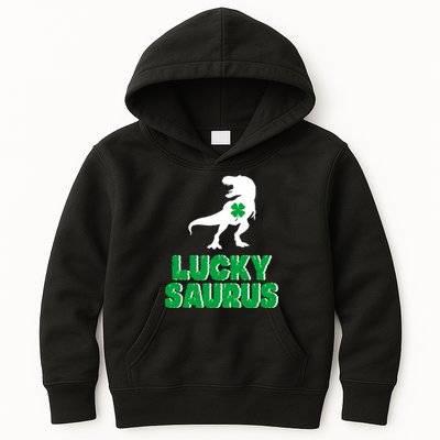 Lucky Saurus Dinosaur  Kids Hoodie