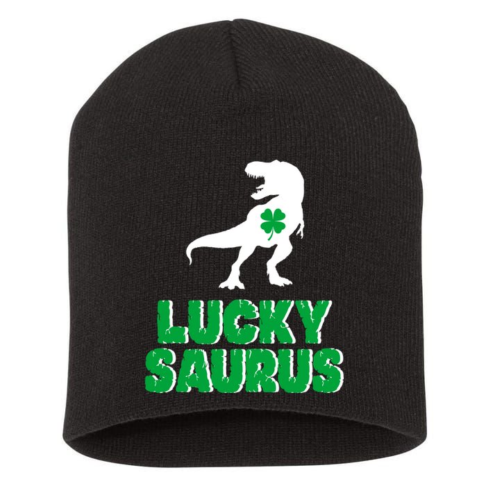 Lucky Saurus Dinosaur  Short Acrylic Beanie