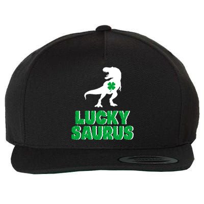 Lucky Saurus Dinosaur  Wool Snapback Cap