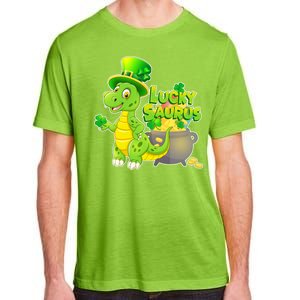 Lucky-Saurus St Patrick's Day Adult ChromaSoft Performance T-Shirt