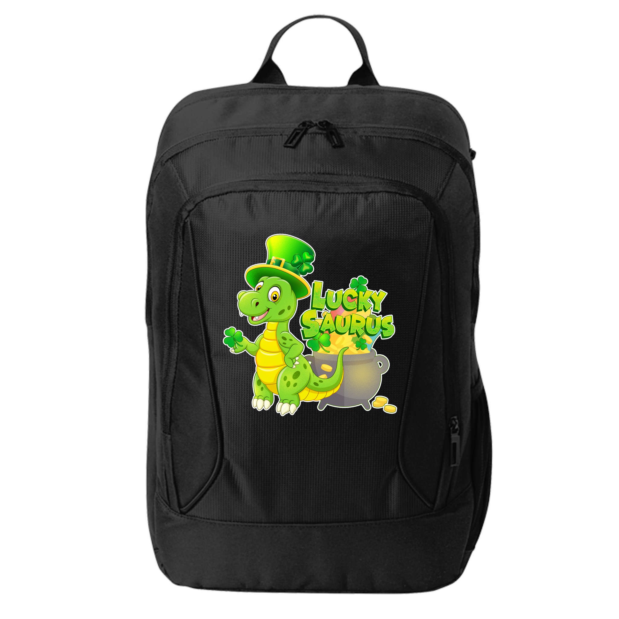 Lucky-Saurus St Patrick's Day City Backpack