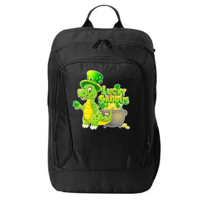 Lucky-Saurus St Patrick's Day City Backpack