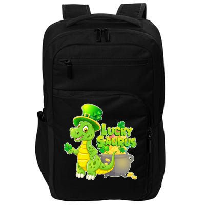 Lucky-Saurus St Patrick's Day Impact Tech Backpack