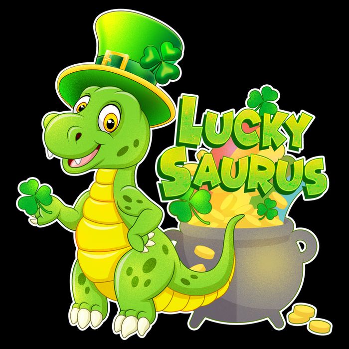 Lucky-Saurus St Patrick's Day Backpack
