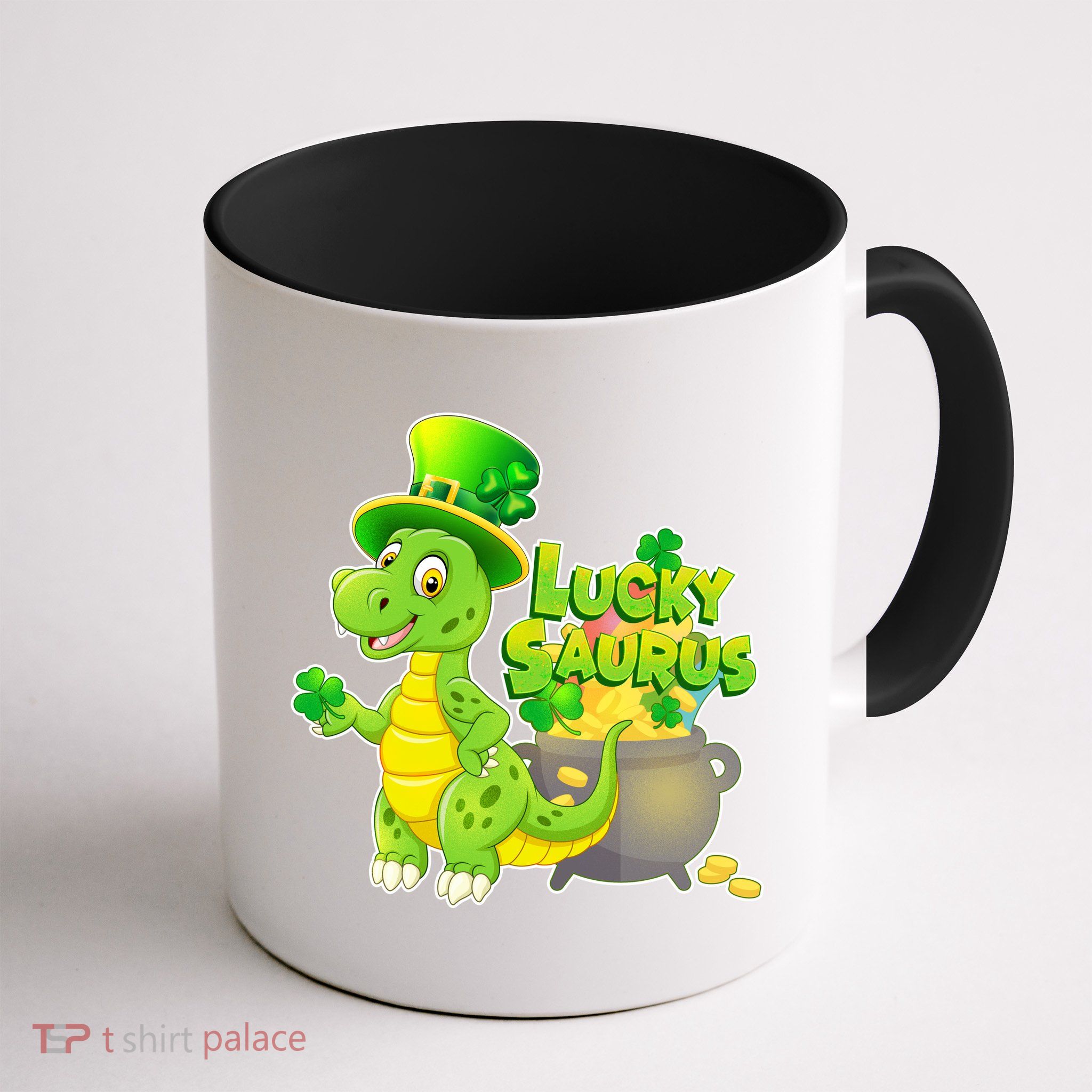 Lucky-Saurus St Patrick's Day Mug