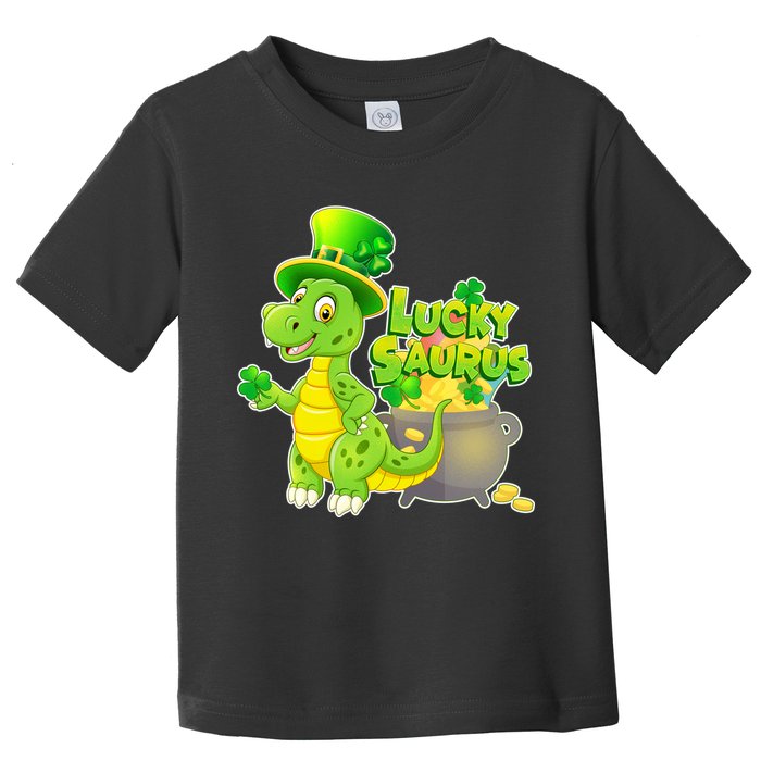 Lucky-Saurus St Patrick's Day Toddler T-Shirt